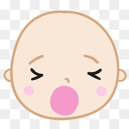 婴儿手绘清新头像