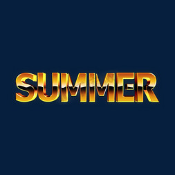 设计summer免抠艺术字图片_summer复古字体设计