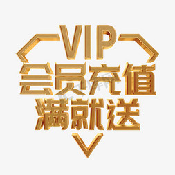 鞋vip会员卡免抠艺术字图片_会员充值满就送艺术字