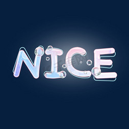 卡通泡泡漂亮NICE