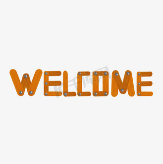 welcome欢迎您欢迎光临常用英文词创意设计