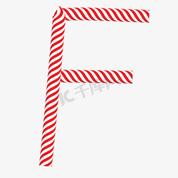 红色纹理F字体设计