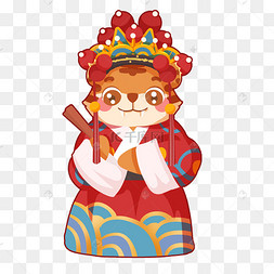 新年春节虎年京剧戏剧老虎