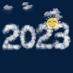 2023云朵手绘卡通