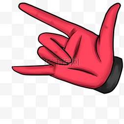 保暖的手套图片_红色的手套