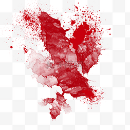 ps血迹笔刷图片_红色血迹污渍元素