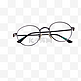 灰色创意眼镜元素