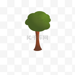 公益展板图片_手绘水彩一棵小树