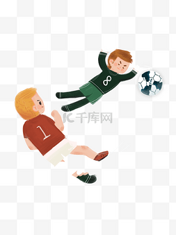 躺地上休息的足球男孩