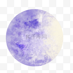 星球月亮星际风格紫色