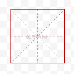 细线边框图片_细线田字格