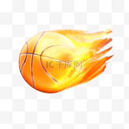 篮球框网图片_着火的篮球