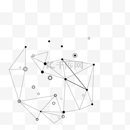 粒子科技感背景图片_科技感装饰图形素材