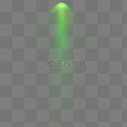 绿色射灯光束光效元素