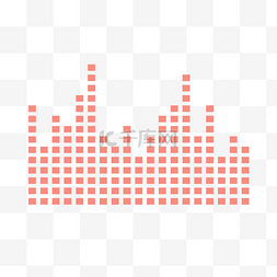 小方块图片_粉红色小方块声波