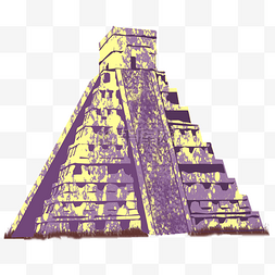 设计图形搭配图片_黄黑色搭配的金字塔