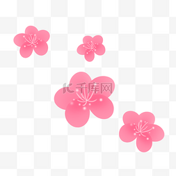 粉红色温馨唯美花