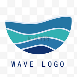 海浪图片_海浪元素标识logo设计