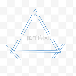 几何体科技图片_科技装饰图案三角形