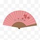 一把日式樱花折扇