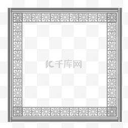 花纹边框图片_ 方形边框 