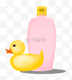 黄色小鸭子玩具图片_婴儿洗发水儿童沐浴露