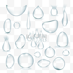 中式婚礼背景素材图片_矢量透明质感水滴形状
