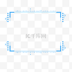 图案边框装饰图片_科技感几何图案装饰图案边框