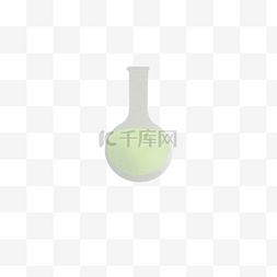 实验图片_绿色圆弧化学反应烧杯元素