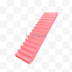 用于爬高图片_立体暖色楼梯装饰