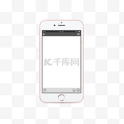 手机端图片_iPhone手机外型聊天元素