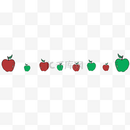 水果苹果图片_手绘苹果分割线
