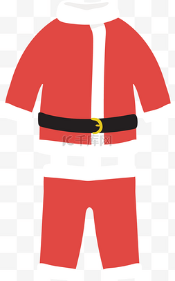 红色的圣诞老人衣服