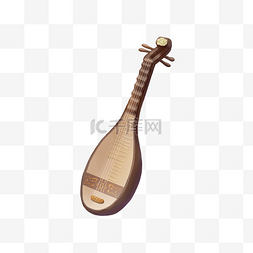 中国风琵琶元素图片_写实琵琶古风乐器