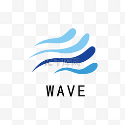 服装logo图片_海浪线标识设计