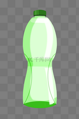 绿色的瓶子图片_手绘绿色的瓶子