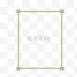 相框图片_绿色相框矢量图