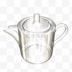 餐饮行业图片_透明的玻璃制品茶杯