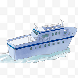 轮船航海船只交通工具