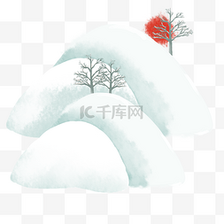 画册图片_树木冬日雪