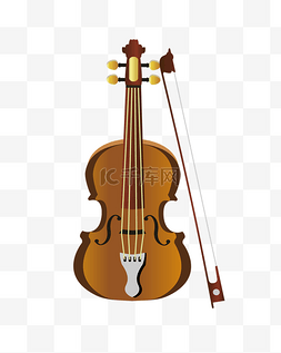 棕色的小提琴图片_现代的乐器小提琴