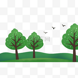 春天海报设计图片_绿色树枝大树环保海报季节海报设