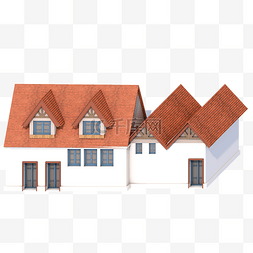 2.5D红顶小房子