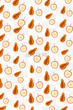 苹果图片_红色的苹果底纹插画
