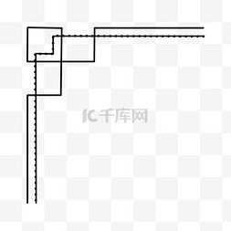 风格简洁图片_几何风格黑色装饰线条