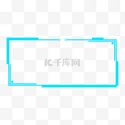 科技线条元素边框