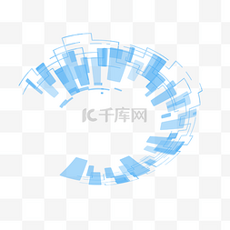 科技效果图片_科技感线条块状几何形状纹理效果