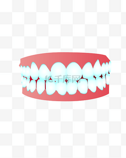 牙齿问题图标图片_矢量卡通口腔牙齿