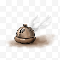 中国水墨古风香炉