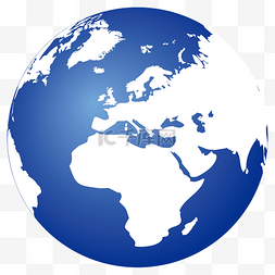 科技图世界地球图片_矢量蓝色地球素材图
